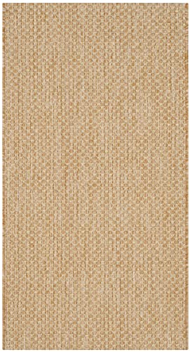 Safavieh Courtyard Collection 2' X 3'7' Natural/Cream Cy8521 Indoor/ Outdoor-Waterproof Easy-Cleaning Patio Backyard Mudroom Ac